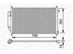 MAGNETI MARELLI 350203661000 kondensatorius, oro kondicionierius 
 Oro kondicionavimas -> Kondensatorius
80110SJD003