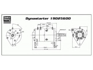 DELCO REMY 19025600 kintamosios srovės generatorius, starteris
110060, 1162558, 803499, 834692