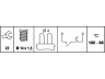 HELLA 6ZT 008 729-001 temperatūros jungiklis, radiatoriaus ventiliatorius 
 Aušinimo sistema -> Siuntimo blokas, aušinimo skysčio temperatūra
006 545 15 24, 006 545 40 24, A 006 545 15 24
