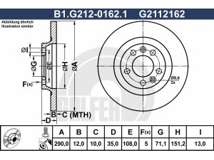 GALFER B1.G212-0162.1 stabdžių diskas 
 Dviratė transporto priemonės -> Stabdžių sistema -> Stabdžių diskai / priedai
4249 72, 4249 C1, 4246 P9, 4249 C1