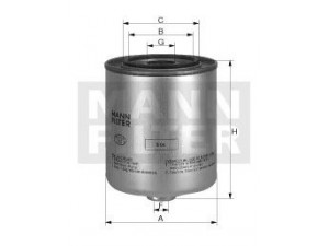 MANN-FILTER WK 940/6 x kuro filtras 
 Filtrai -> Kuro filtras
YL4J 9155 BA, 16400-VB201, 16403-4U105