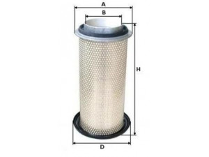 UNIFLUX FILTERS XA1537 oro filtras 
 Techninės priežiūros dalys -> Techninės priežiūros intervalai
50 00 814 946, 50 10 037 421