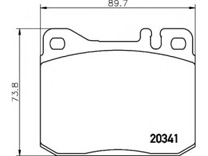 HELLA 8DB 355 017-431 stabdžių trinkelių rinkinys, diskinis stabdys 
 Techninės priežiūros dalys -> Papildomas remontas
0004205920, 0004206020, 0004209420