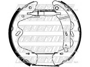 TRUSTING 6306 stabdžių trinkelių komplektas 
 Techninės priežiūros dalys -> Papildomas remontas