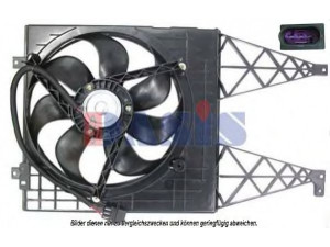 AKS DASIS 488004N ventiliatorius, radiatoriaus 
 Aušinimo sistema -> Oro aušinimas
1J0121206C