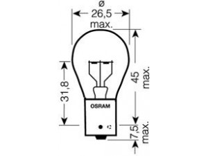 OSRAM 7511TSP lemputė, indikatorius; lemputė, stabdžių žibintas; lemputė, galinis rūko žibintas; lemputė, atbulinės eigos žibintas; lemputė, galinis žibintas; lemputė, indikatorius; lemputė, stabdžių žibintas; lemputė, galinis rūko žibintas; lemputė, atbulinės eigos ži 
 Kėbulas -> Transporto priemonės priekis -> Indikatorius/dalys -> Lemputė, indikatorius