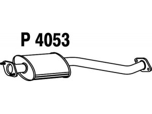 FENNO P4053 vidurinis duslintuvas 
 Išmetimo sistema -> Duslintuvas
20300-3S300, 20300-VK500