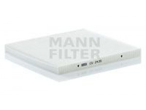 MANN-FILTER CU 2435 filtras, salono oras 
 Techninės priežiūros dalys -> Techninės priežiūros intervalai
77 00 428 820
