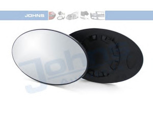 JOHNS 20 51 37-81 veidrodėlio stiklas, išorinis veidrodėlis 
 Kėbulas -> Keleivių kabina -> Veidrodėlis
51 16 7 058 059