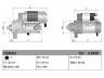 DENSO DSN961 starteris 
 Elektros įranga -> Starterio sistema -> Starteris
46473785, 46518059, 46548653, 46740242