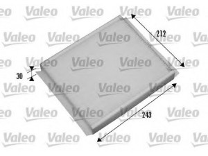 VALEO 698876 filtras, salono oras 
 Techninės priežiūros dalys -> Techninės priežiūros intervalai
6808604, 93174800