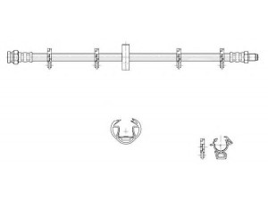 KAWE 516982 stabdžių žarnelė 
 Stabdžių sistema -> Stabdžių žarnelės
3603840