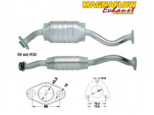 MAGNAFLOW 85816 katalizatoriaus keitiklis 
 Išmetimo sistema -> Katalizatoriaus keitiklis
855038, 858154