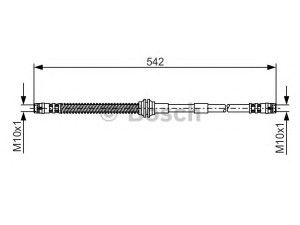 BOSCH 1 987 481 371 stabdžių žarnelė
7L0 611 701 C, 7P6 611 701, 7L0 611 701 A