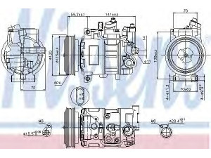 NISSENS 89415 kompresorius, oro kondicionierius 
 Oro kondicionavimas -> Kompresorius/dalys
4F0260805AA, 4F0260805AE, 4F0260805AL