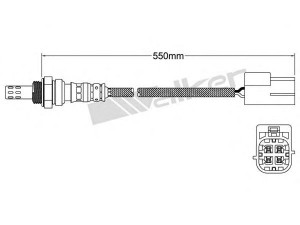 WALKER PRODUCTS 250-241097 lambda jutiklis 
 Variklis -> Variklio elektra
8200145714