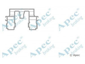 APEC braking KIT419 priedų komplektas, stabdžių trinkelė 
 Stabdžių sistema -> Būgninis stabdys -> Dalys/priedai