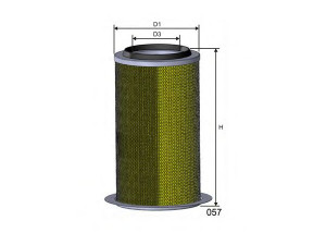 MISFAT R285 oro filtras 
 Techninės priežiūros dalys -> Techninės priežiūros intervalai
1665898