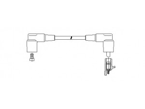 BREMI 159/55 uždegimo laidas 
 Kibirkšties / kaitinamasis uždegimas -> Uždegimo laidai/jungtys
1021502818, 1101506318