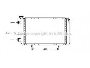 AVA QUALITY COOLING RT2066 radiatorius, variklio aušinimas 
 Aušinimo sistema -> Radiatorius/alyvos aušintuvas -> Radiatorius/dalys
7700642179, 7701349277, 7701349436