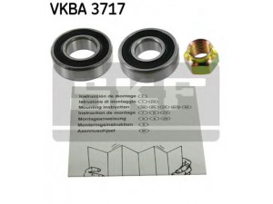 SKF VKBA 3717 rato guolio komplektas 
 Ašies montavimas/vairavimo mechanizmas/ratai -> Rato stebulė/montavimas -> Rato guolis
90043-63079, 9060-20011, 08123-62047