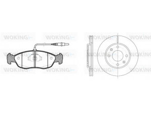 WOKING 85613.01 stabdžių rinkinys, diskiniai stabdžiai 
 Stabdžių sistema -> Diskinis stabdys -> Stabdžių remonto rinkinys
4251-03, 91517695, 95661747, 4246-94