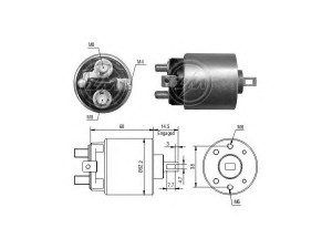 ERA 227301 solenoidinis jungiklis, starteris 
 Elektros įranga -> Starterio sistema -> Solenoidinis jungiklis
21142 7613, S114808, S114808A