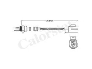 CALORSTAT by Vernet LS140697 lambda jutiklis 
 Išmetimo sistema -> Jutiklis/zondas
MHK501050