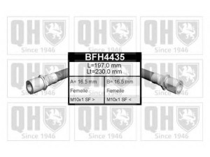 QUINTON HAZELL BFH4435 stabdžių žarnelė 
 Stabdžių sistema -> Stabdžių žarnelės
FBH 6340, 5 62 094, 5 62 346, 90 445 758