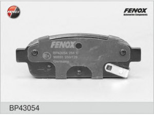 FENOX BP43054 stabdžių trinkelių rinkinys, diskinis stabdys 
 Techninės priežiūros dalys -> Papildomas remontas
13300867, 13319294, 13411380, 13411383