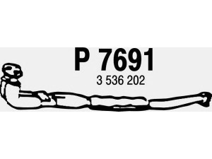 FENNO P7691 išleidimo kolektorius 
 Išmetimo sistema -> Išmetimo vamzdžiai
BM70126, 3536202