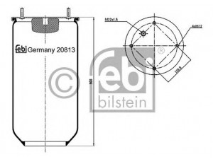 FEBI BILSTEIN 20813 dėklas, pneumatinė pakaba
21222239, 21222239 S1, 0 0017 5005