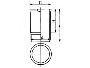 KOLBENSCHMIDT 88544110 cilindro įvorė 
 Variklis -> Cilindrai/stūmokliai
77 00 500 227, 7 700 500 227