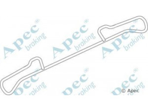 APEC braking KIT561 priedų komplektas, stabdžių trinkelė 
 Stabdžių sistema -> Būgninis stabdys -> Dalys/priedai
