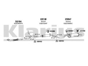 KLARIUS 780110E išmetimo sistema