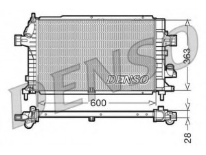 DENSO DRM20100 radiatorius, variklio aušinimas 
 Aušinimo sistema -> Radiatorius/alyvos aušintuvas -> Radiatorius/dalys
1300271, 13152320