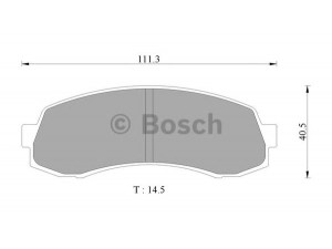 BOSCH 0 986 AB2 434 stabdžių trinkelių rinkinys, diskinis stabdys 
 Techninės priežiūros dalys -> Papildomas remontas