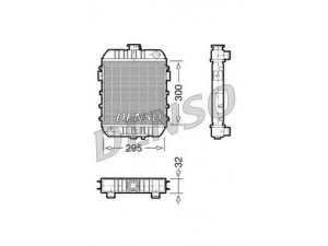 DENSO DRM20060 radiatorius, variklio aušinimas 
 Aušinimo sistema -> Radiatorius/alyvos aušintuvas -> Radiatorius/dalys
1302099, 8949631