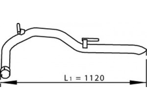 DINEX 74621 išleidimo kolektorius 
 Išmetimo sistema -> Išmetimo vamzdžiai
906.490.1621, 2E0253681E