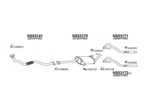 VENEPORTE 530039 išmetimo sistema 
 Išmetimo sistema -> Išmetimo sistema, visa