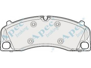 APEC braking PAD1904 stabdžių trinkelių rinkinys, diskinis stabdys 
 Techninės priežiūros dalys -> Papildomas remontas
99135194802
