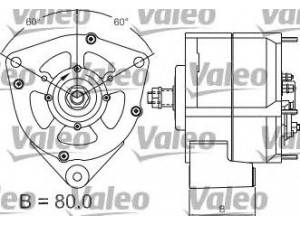 VALEO 437166 kintamosios srovės generatorius 
 Elektros įranga -> Kint. sr. generatorius/dalys -> Kintamosios srovės generatorius
854300, 894300, 7421353000, 51261017201