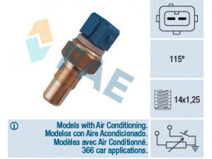 FAE 34110 siuntimo blokas, aušinimo skysčio temperatūra 
 Elektros įranga -> Jutikliai
0242.68, 0242.85, PEJ 10007