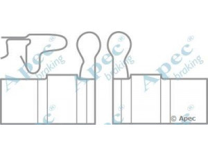 APEC braking KIT320 priedų komplektas, stabdžių trinkelė 
 Stabdžių sistema -> Būgninis stabdys -> Dalys/priedai