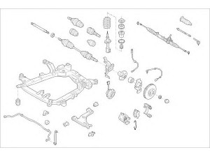 DELPHI OPEL-15931-F rato pakaba 
 Ašies montavimas/vairavimo mechanizmas/ratai -> Prekių paieška pagal schemą