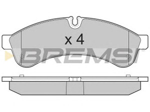 BREMSI BP3365 stabdžių trinkelių rinkinys, diskinis stabdys 
 Techninės priežiūros dalys -> Papildomas remontas
42555633