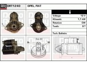 DELCO REMY DRT1240 starteris 
 Elektros įranga -> Starterio sistema -> Starteris
33353237, 55353257, 55561503, 6202071