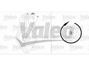 VALEO 455564 starteris 
 Elektros įranga -> Starterio sistema -> Starteris
M2T20181, MCA020, MCA021, 23300-10600