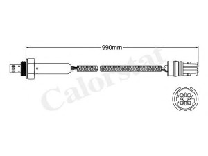 CALORSTAT by Vernet LS140180 lambda jutiklis 
 Išmetimo sistema -> Jutiklis/zondas
11781427884, 11781437943