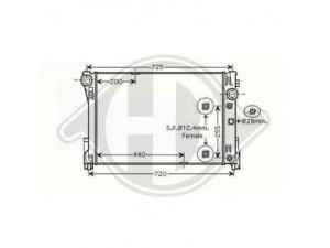 DIEDERICHS 8167205 radiatorius, variklio aušinimas 
 Aušinimo sistema -> Radiatorius/alyvos aušintuvas -> Radiatorius/dalys
2045000203, 2045000303, 2045000403